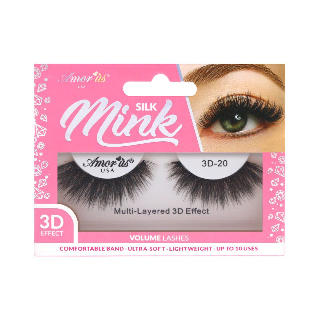 AMOR US SILK MINK EYELASH  3D-20