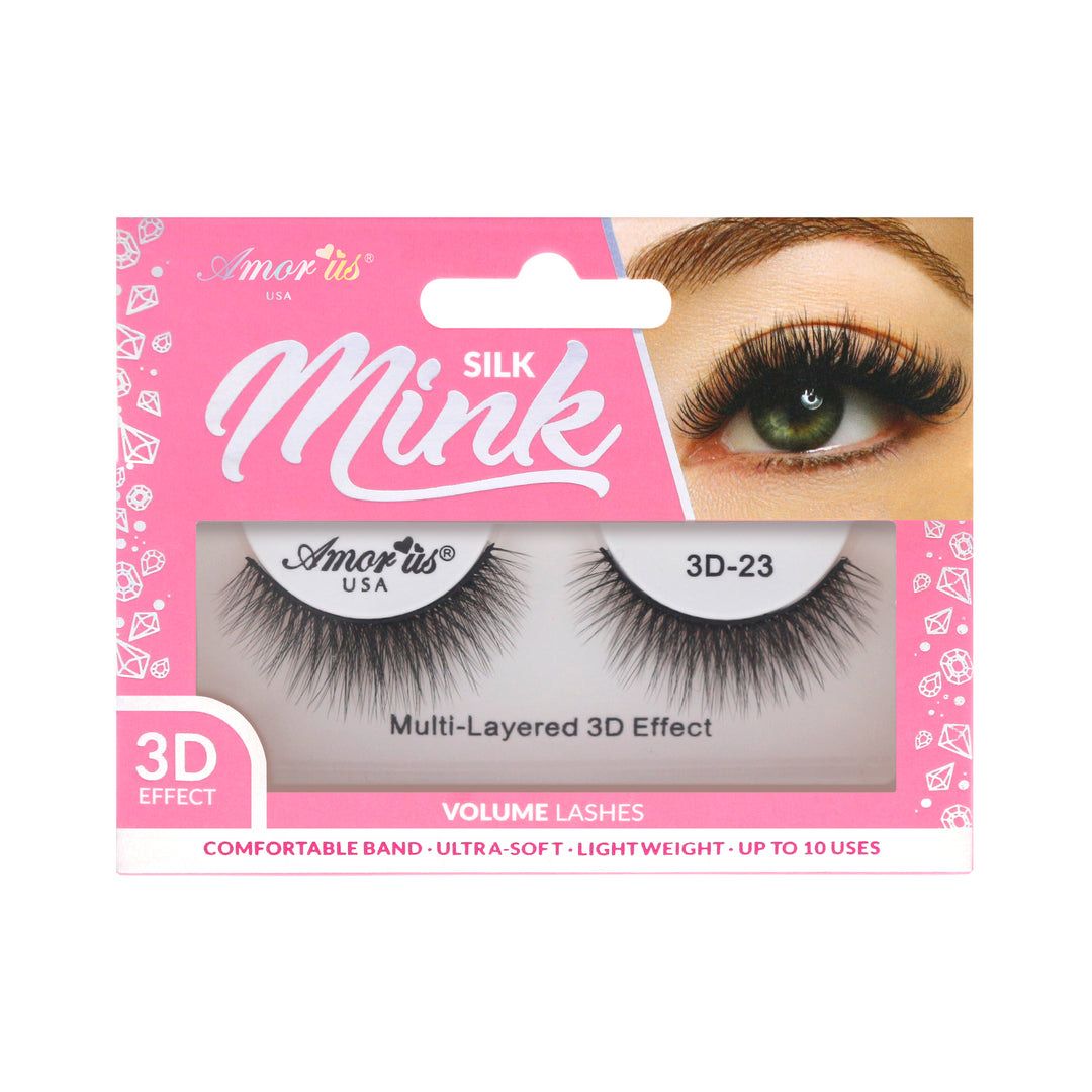 AMOR US SILK MINK EYELASH  3D-23