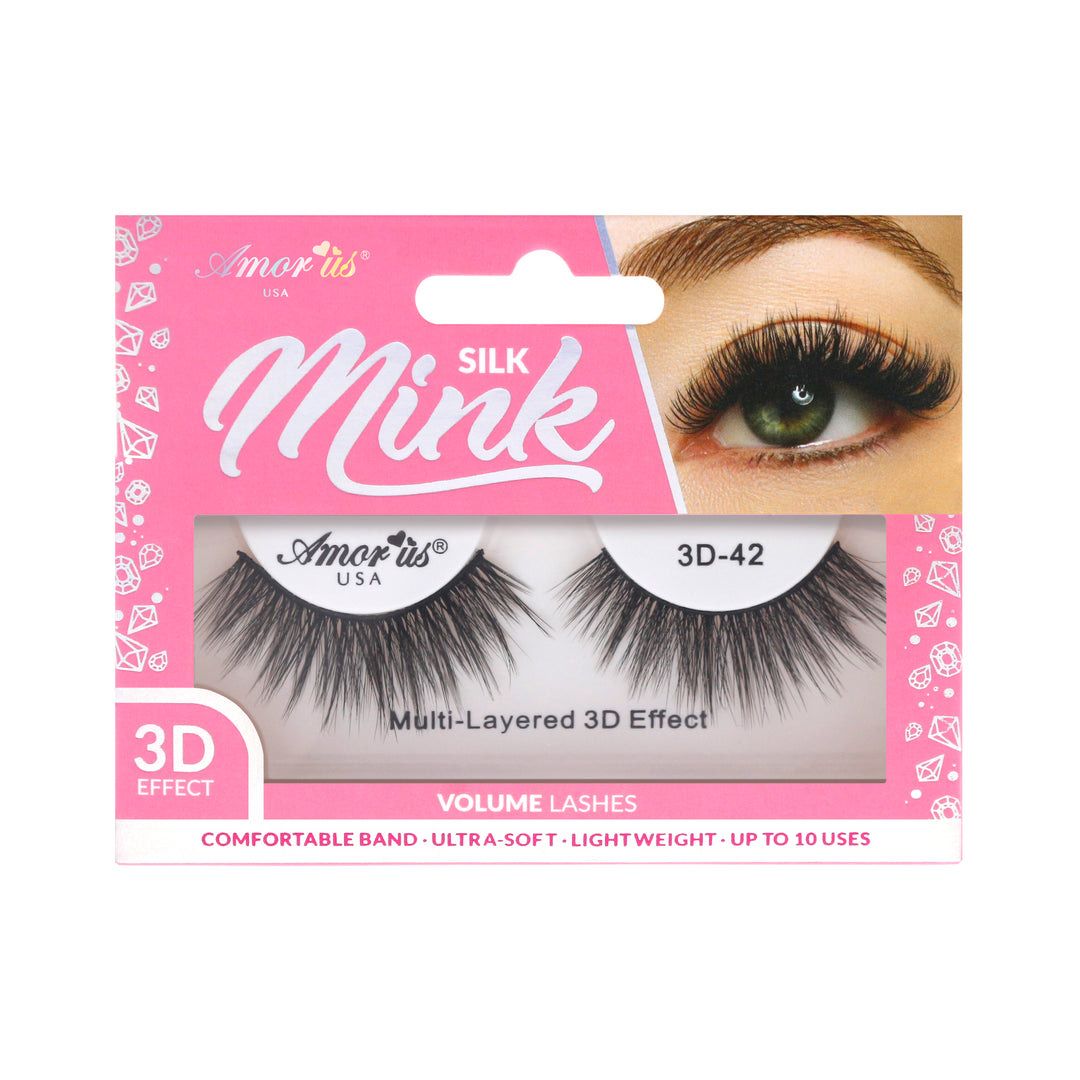 AMOR US SILK MINK EYELASH  3D-42