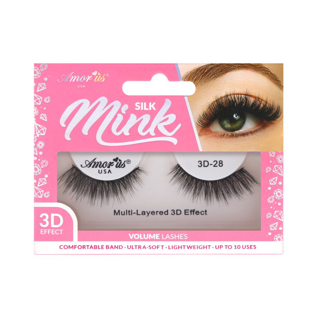 AMOR US SILK MINK EYELASH  3D-28