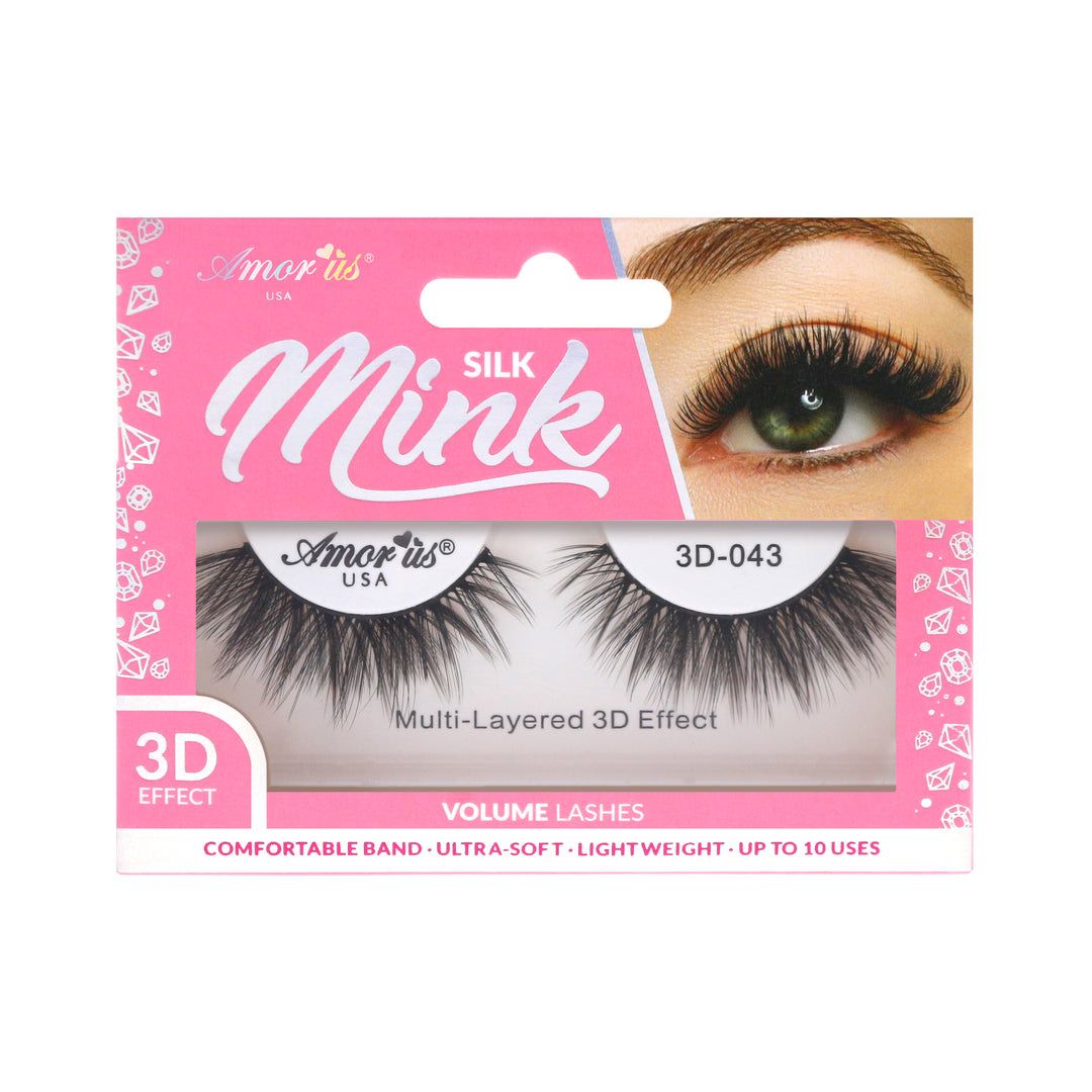 AMOR US SILK MINK EYELASH  3D-43