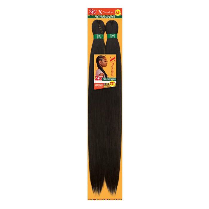 2X XPRESSION HAIR 72&quot;