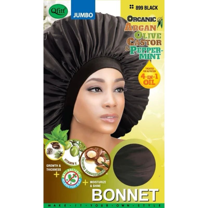 SLEEP CAP BLACK JUMBO