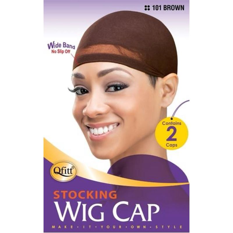 QFITT BROWN WIG CAP