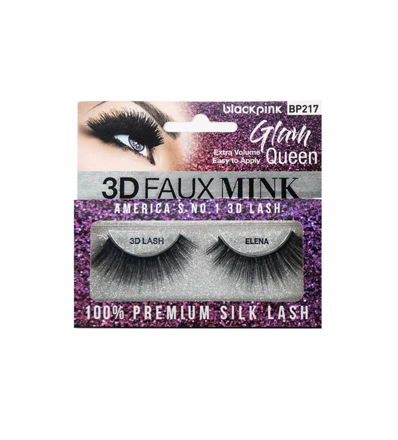 GLAM QUEEN 3D FAUX MINK LASHES ELENA