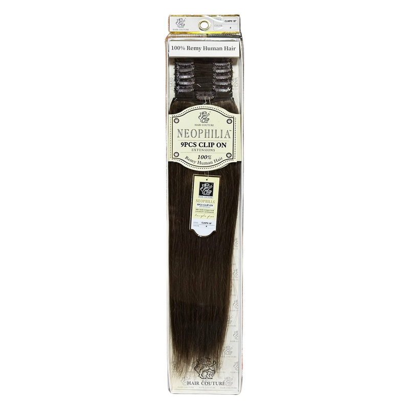 HAIR COUTURE NEOPHILIA 9PCS CLIP ON EXTENSIONS 18&quot; 4