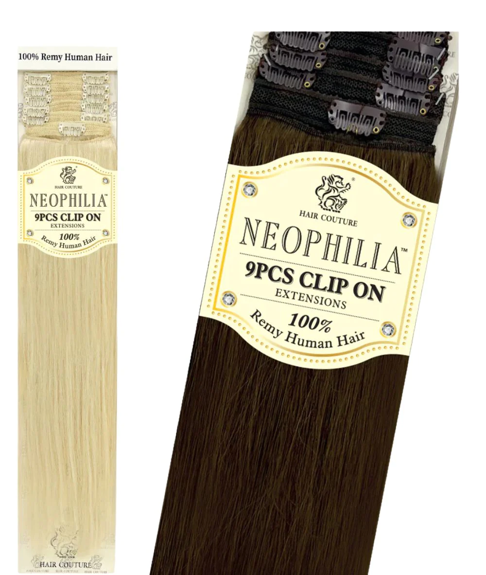 HAIR COUTURE NEOPHILIA 9PCS CLIP ON EXTENSIONS 18&quot; 1
