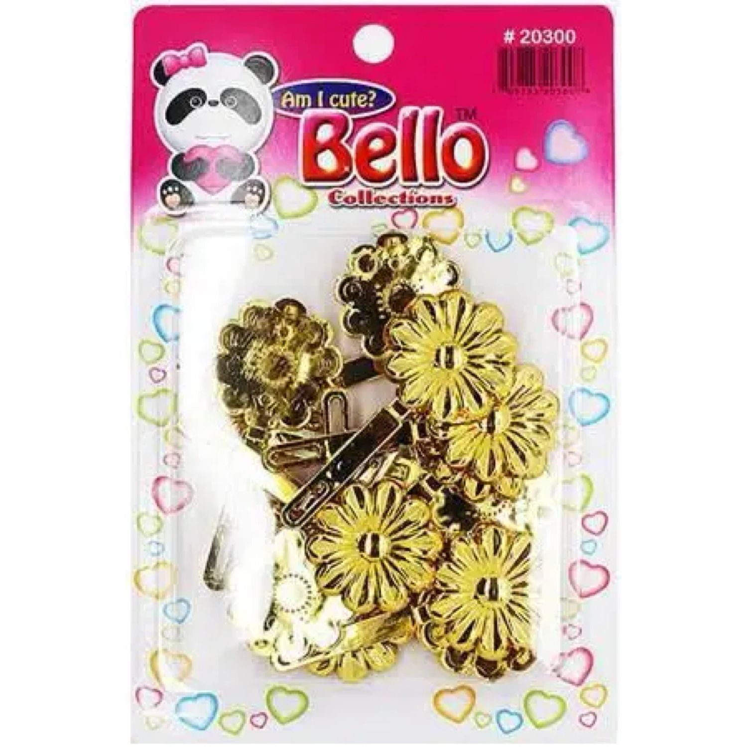 FLOWER BARRETTE GOLD