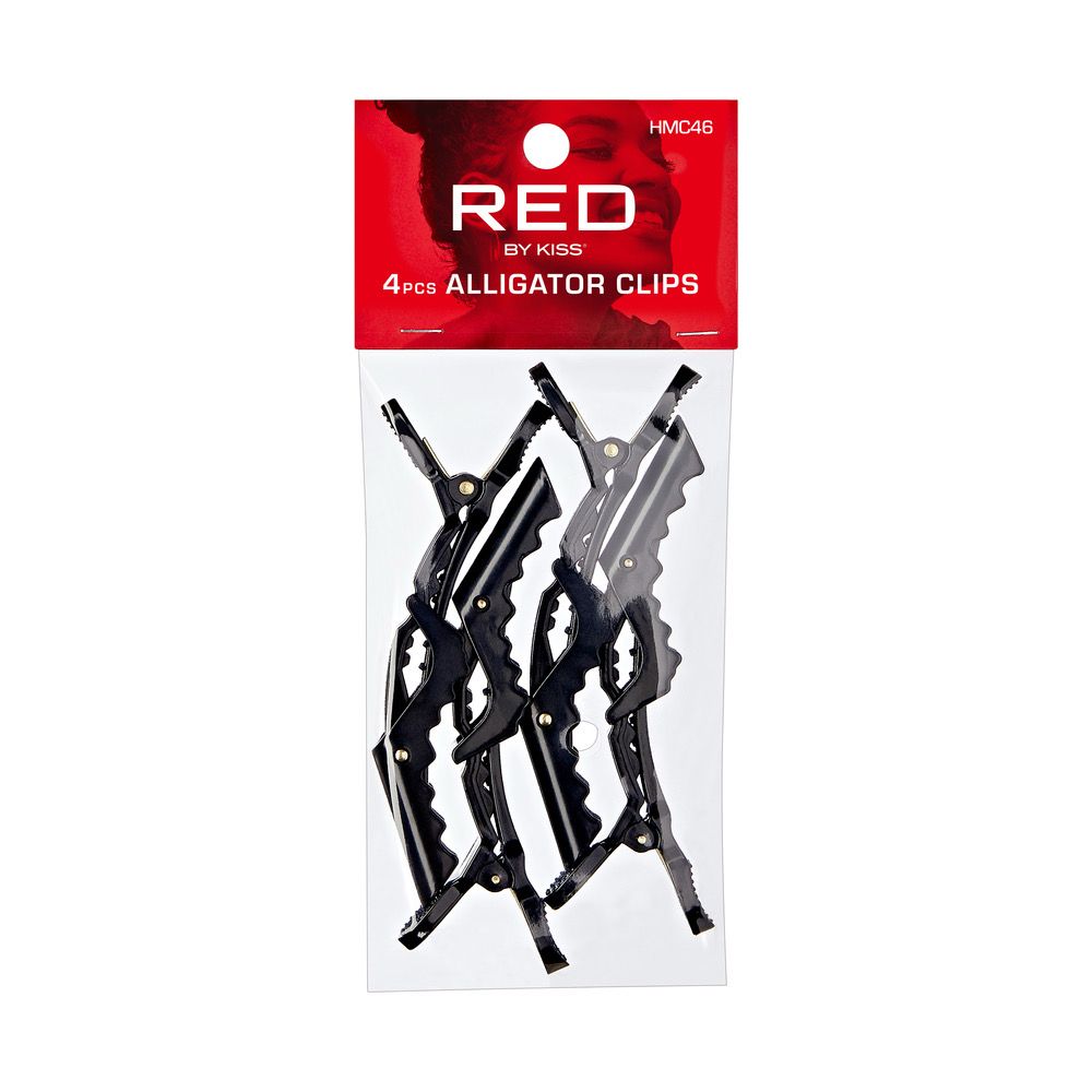 RED ALLIGATOR CLIP 4pcs