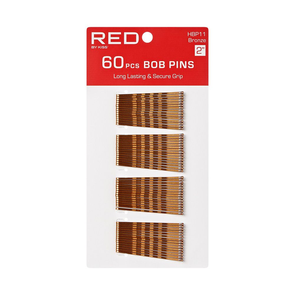 RED BOB PINS 2&quot; 60ct BRONZE