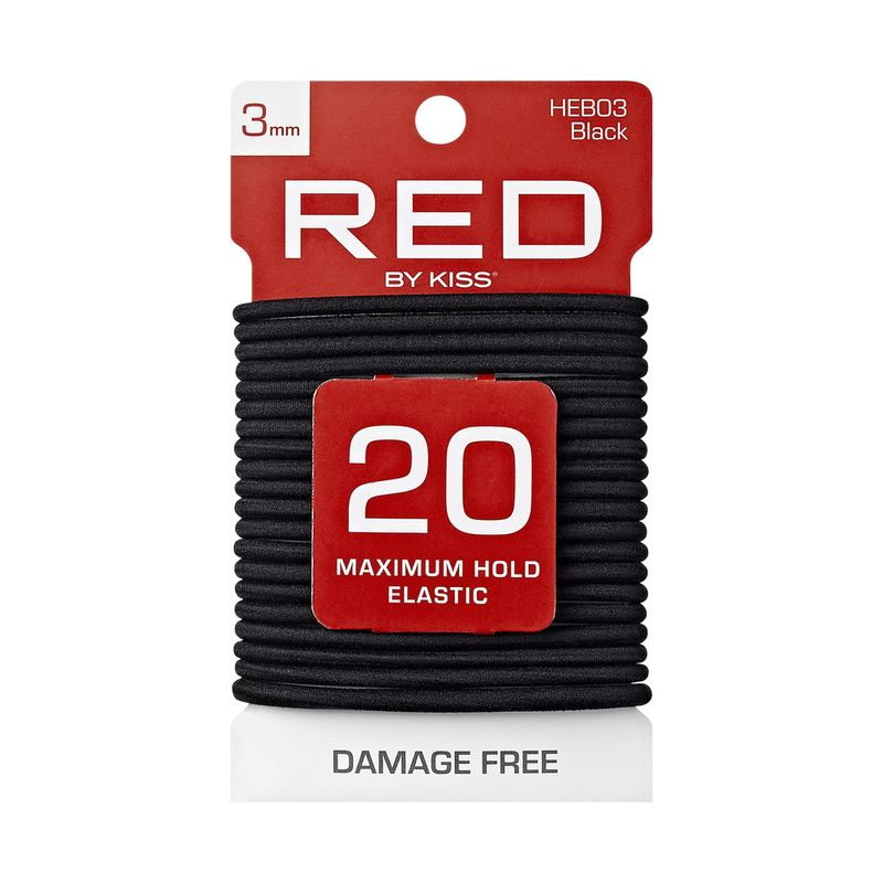 RED ELASTIC BAND 20/ct 3mm