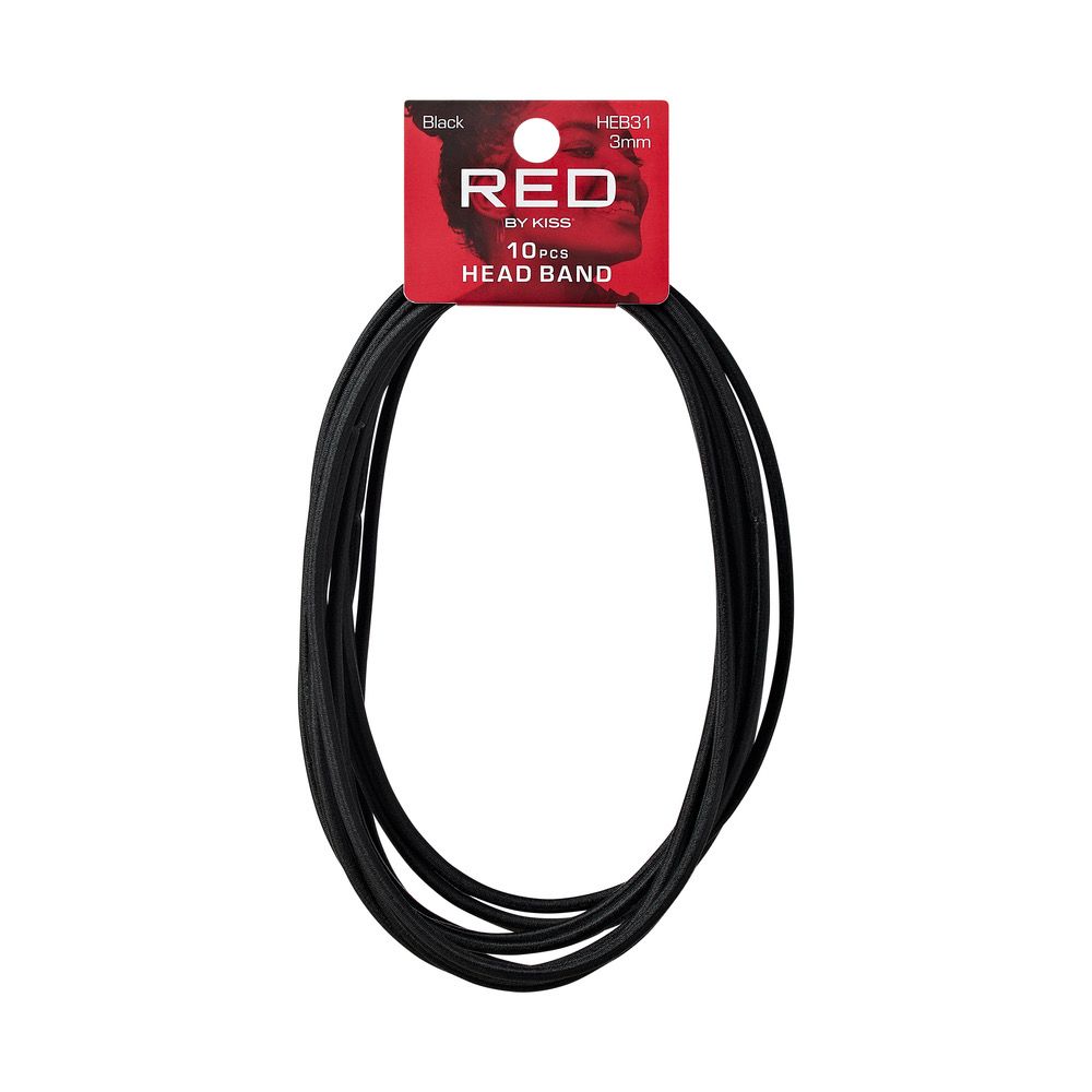 RED 3mm HEADBAND 10pcs