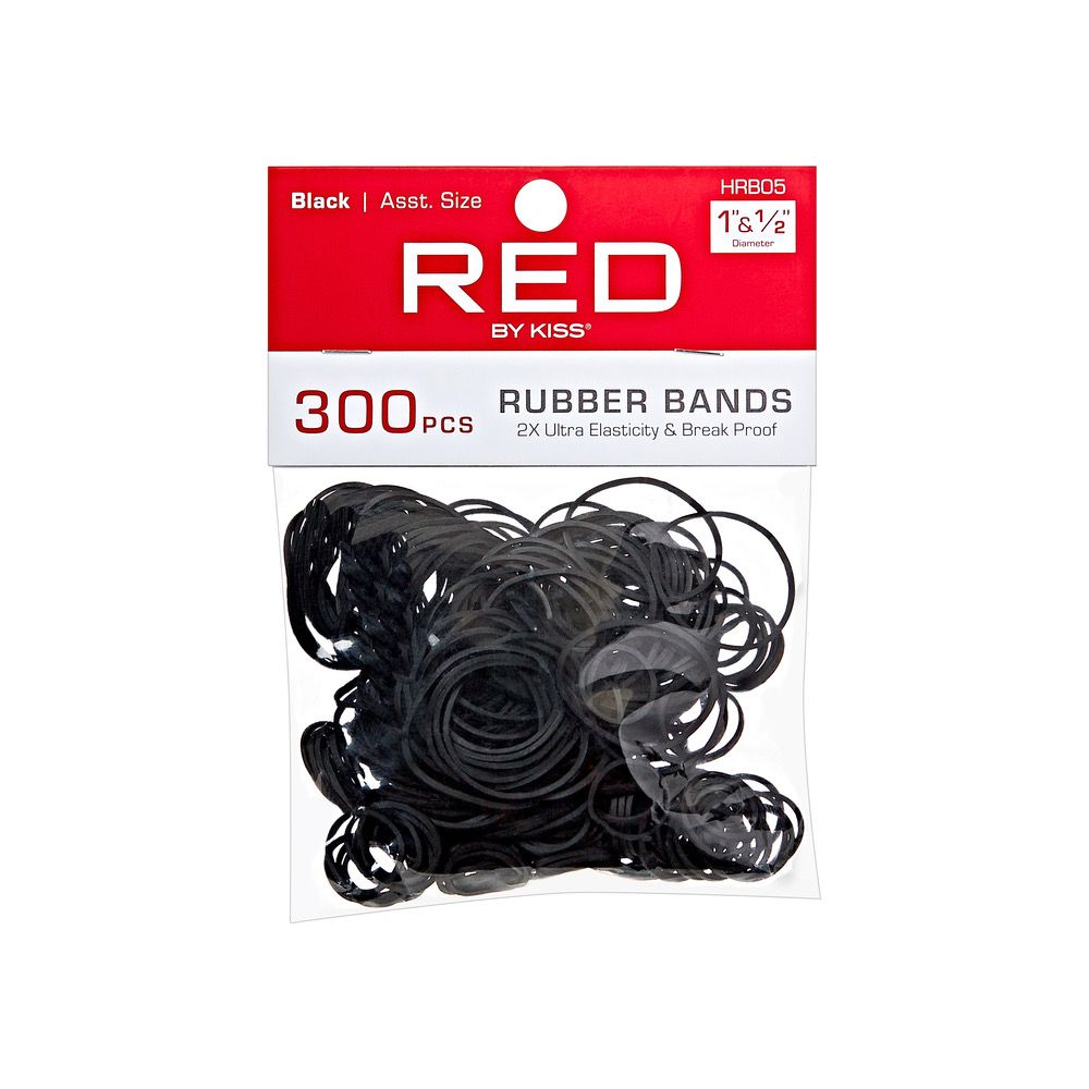 RED RUBBER BAND ASSORTED 300pcs