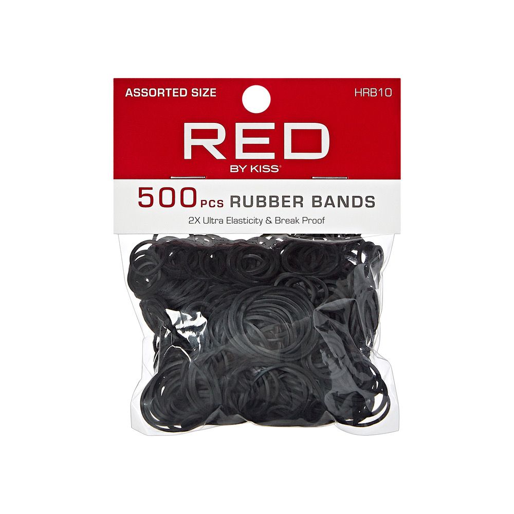 RED RUBBER BAND ASSORTED SIZE 500pcs