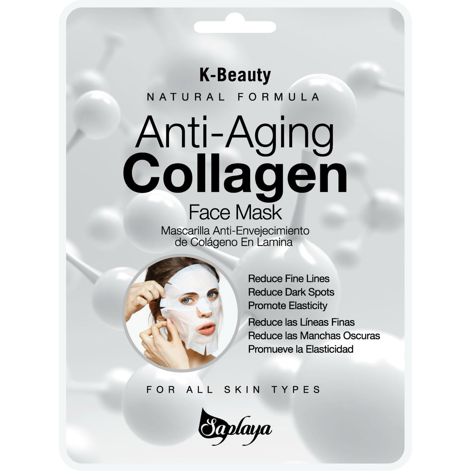 K-BEAUTY NATURAL FORMULA ANTI AGING COLLAGEN FACE MASK