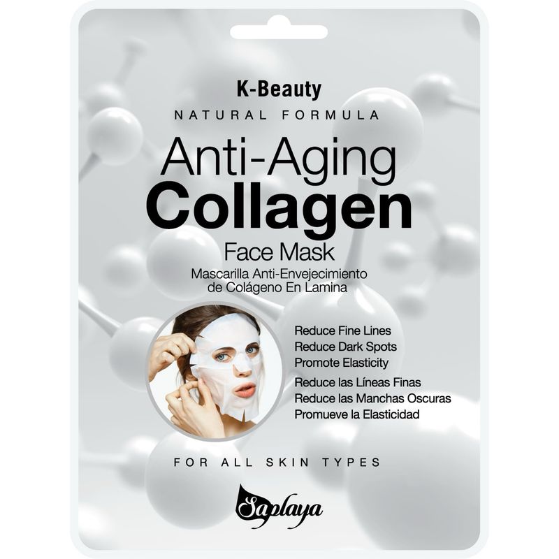 K-BEAUTY NATURAL FORMULA ANTI AGING COLLAGEN FACE MASK