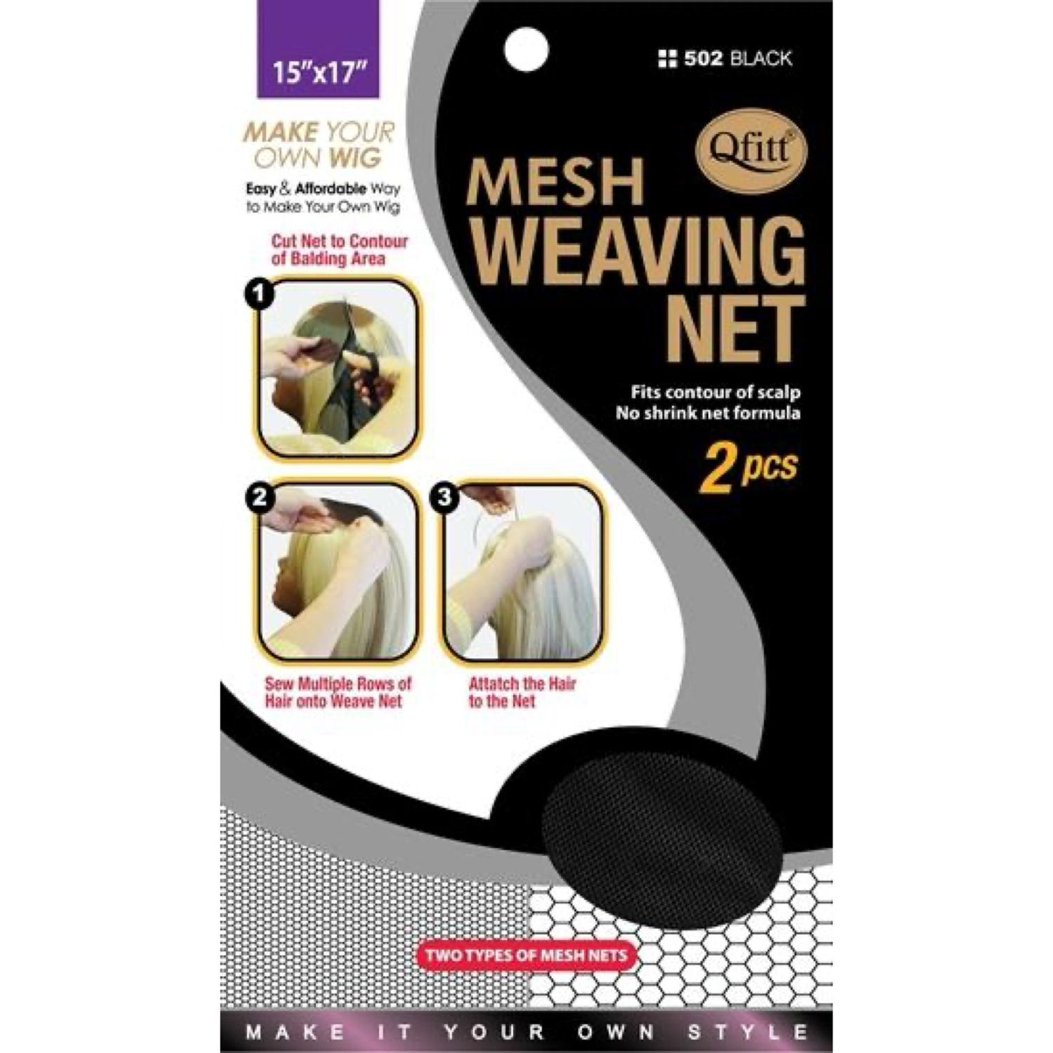 MESH WEAVING NET BLACK