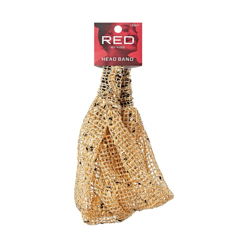 RED MESH HEADBAND