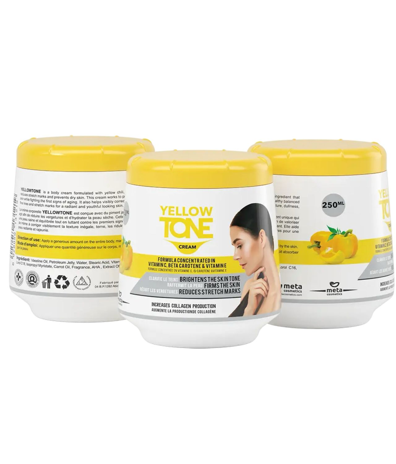 YELLOW TONE CREAM 250 ML (SMALL)