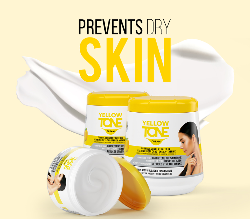 YELLOW TONE CREAM JAR 450 ML