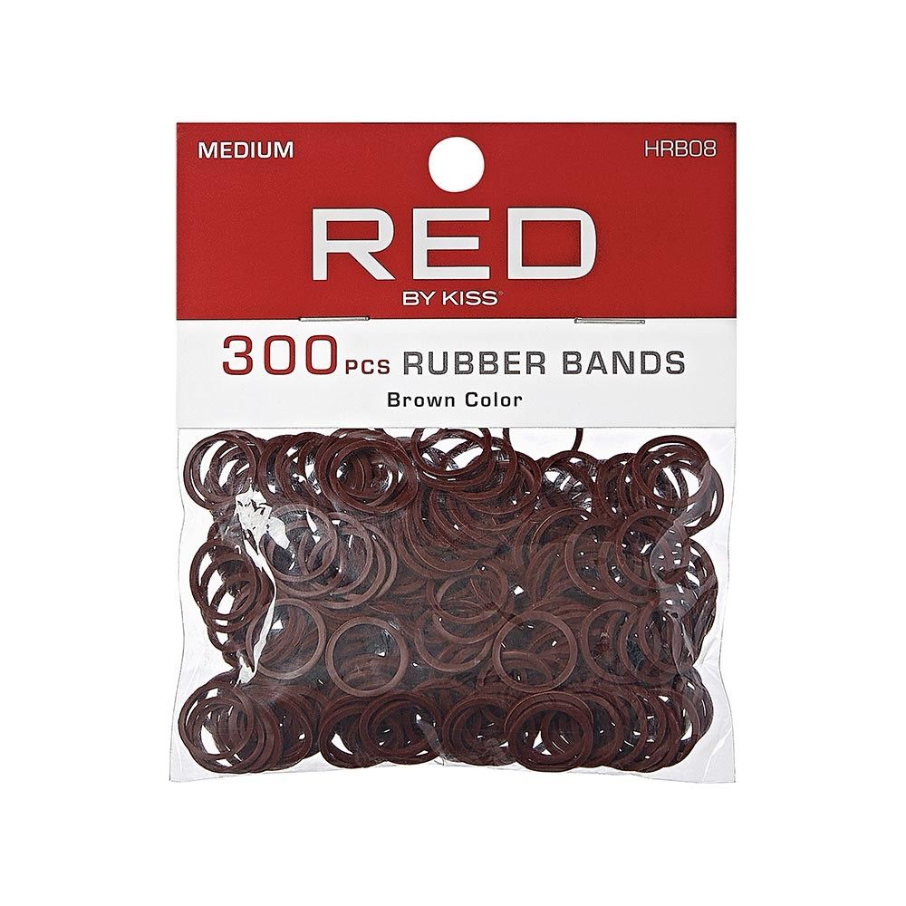 RED BROWN RUBBER BAND MEDUIM SIZE 300pcs