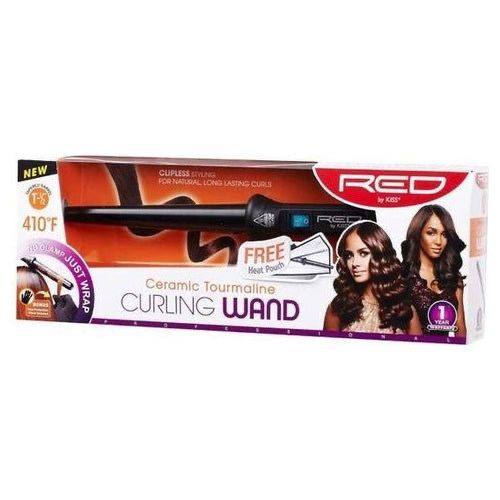 RED 1&quot; TO 1/2&quot; CURLING WAND