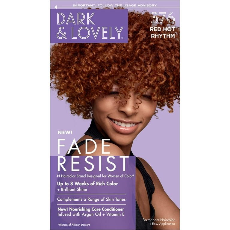 DARK &amp; LOVELY #376 RED HOT RHYTHM