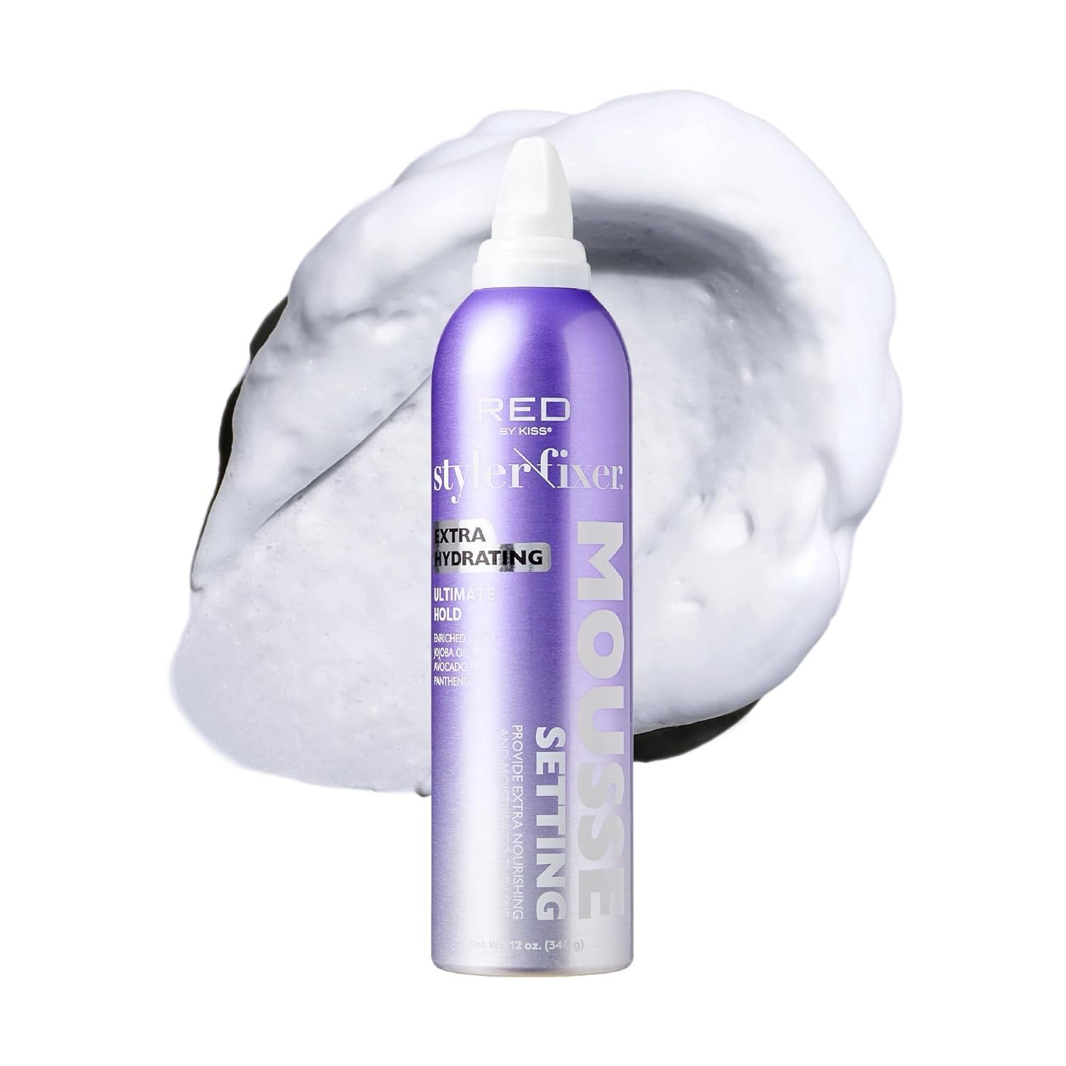 RED BY KISS STYLER FIXER SETTING MOUSSE EXTRA HYDRATING