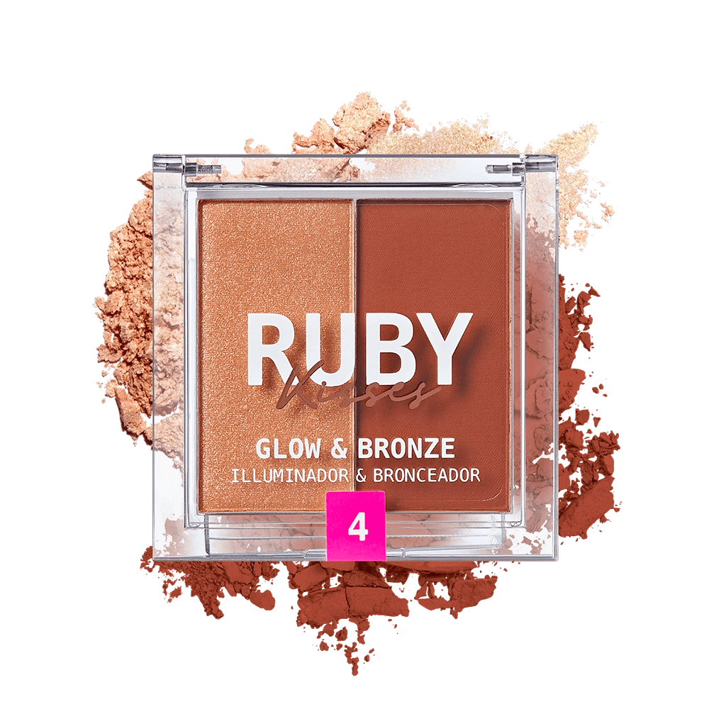 RK DUO HIGHLIGHTER BRONZER-DEEP