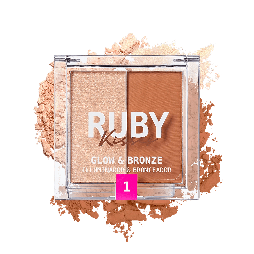 RK DUO HIGHLIGHTER BRONZER-LIGHT