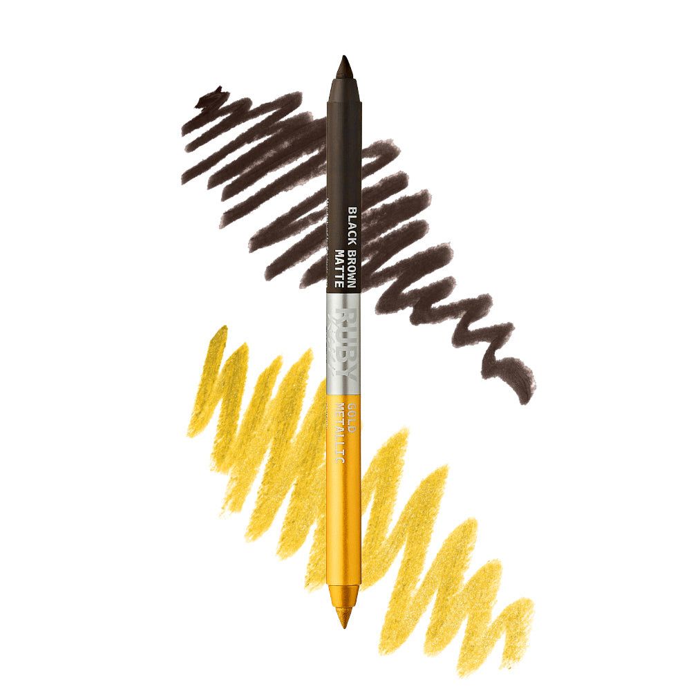 RK DUO EYELINER_BLACK BROWN GOLD