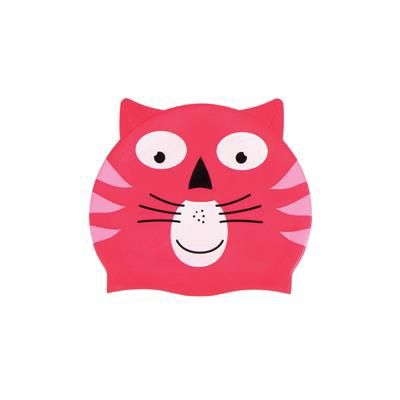 Bonnet Silicone Enfant, Colour: Chat Rose