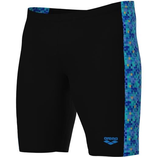 Men&#39;s swim jammer Pool Tiles, Size: 32, Colour: 580 Black-Blue Multi