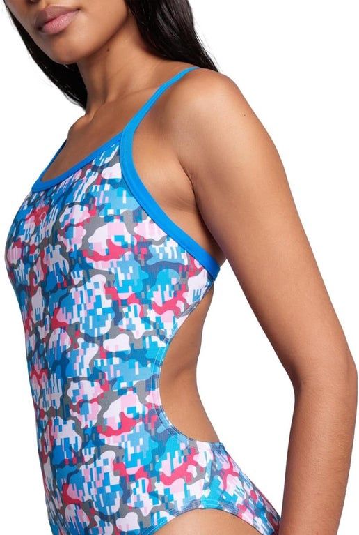 Women&#39;s Multi Camo swimsuit challenge back