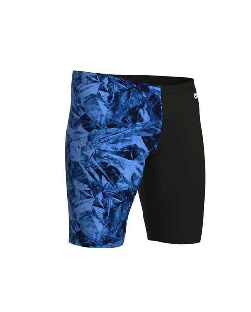 M Team Crackle Swim Jammer, Colour: 200 Black-Team Royal, Size: 30