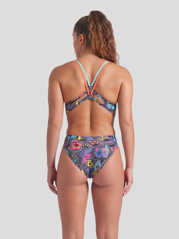 Women&#39;s Vivid Repeat Swimsuit Lace Plus back