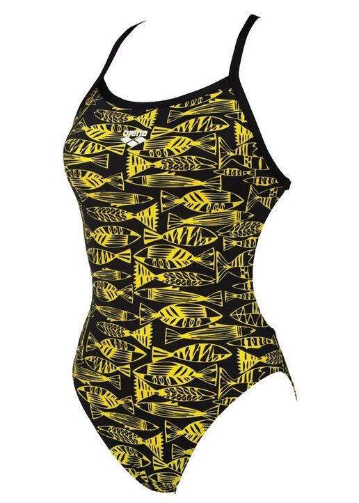 W Fisk One piece L, Colour: 53 Black/Yellow star, Size: 22