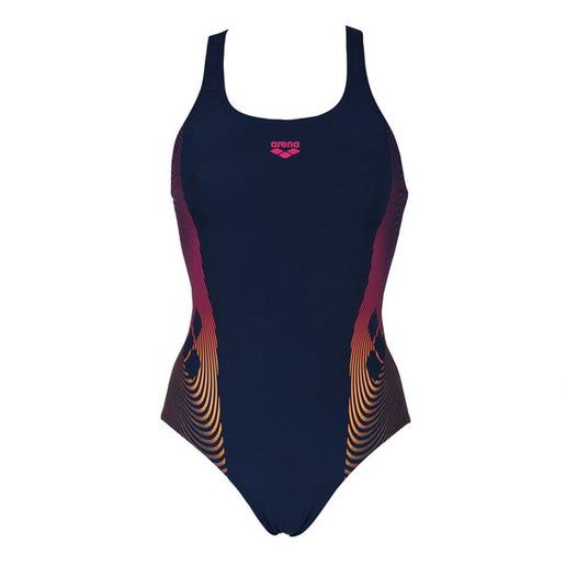 W Microcarbonite One piece, Size: 30, Colour: 509 Black/fresia rose/Leaf