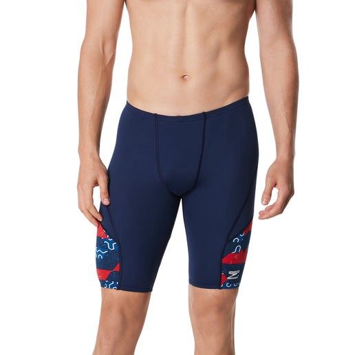 Endurance + Ruse Blocks Jammer, Colour: 985 Red-White-Blue, Size: 36