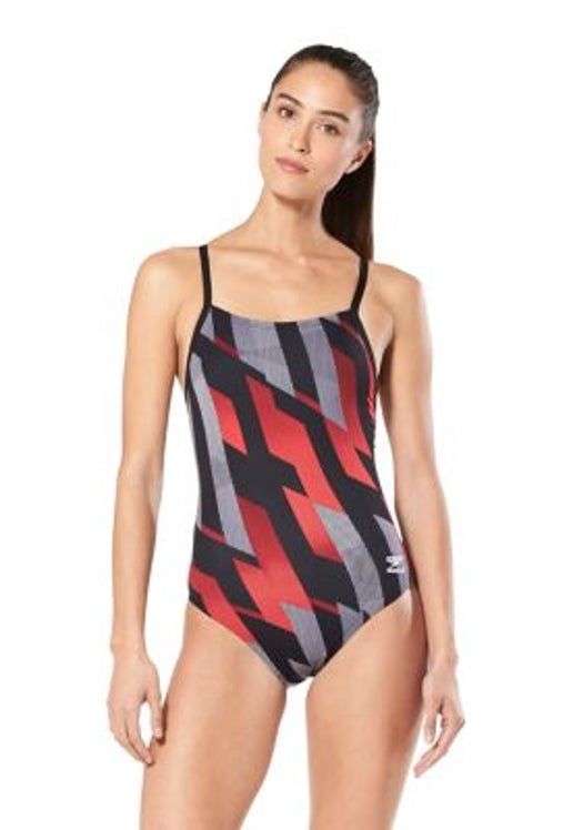 Endurance + Pinstripe Flight Fly, Colour: 601 Speedo Red, Size: 22