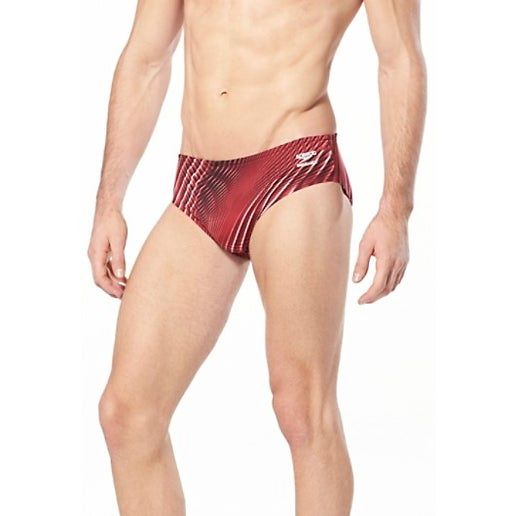 Endurance + Warped Weave Brief, Size: 26, Colour: 601 Speedo Red