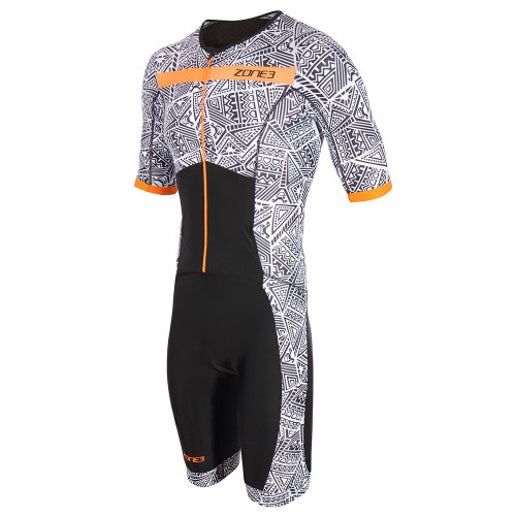 Mens Activate Plus Kona Speed Short Sleeve Full Zip Trisuit