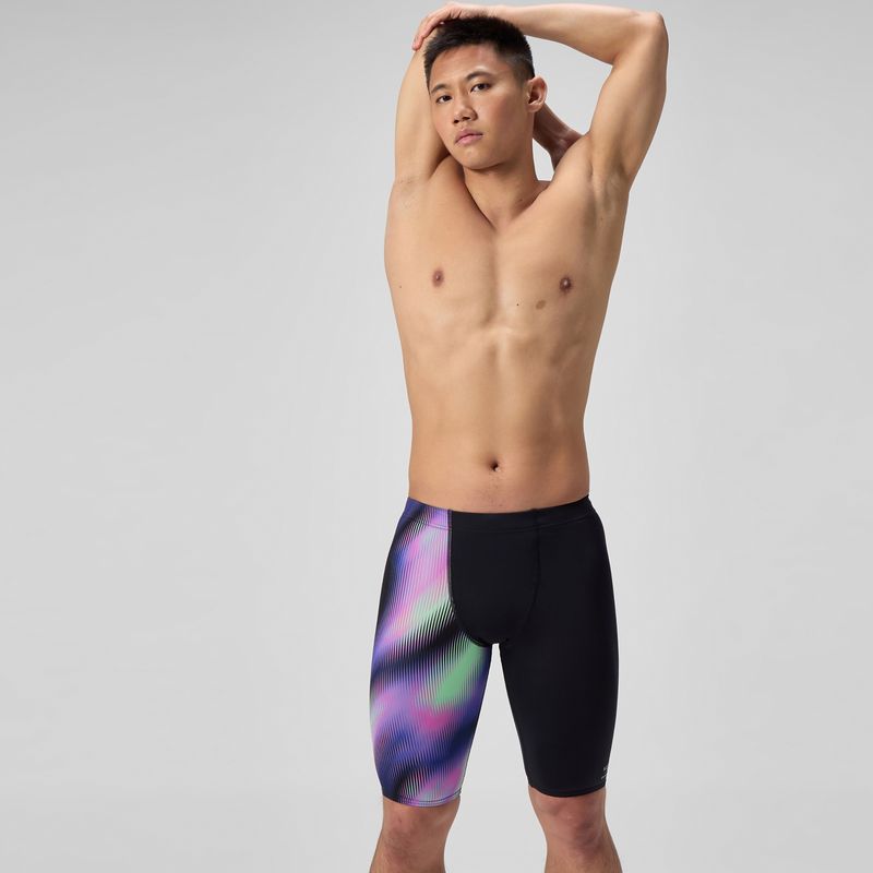 Speedo Male One-Leg Printed Jammer