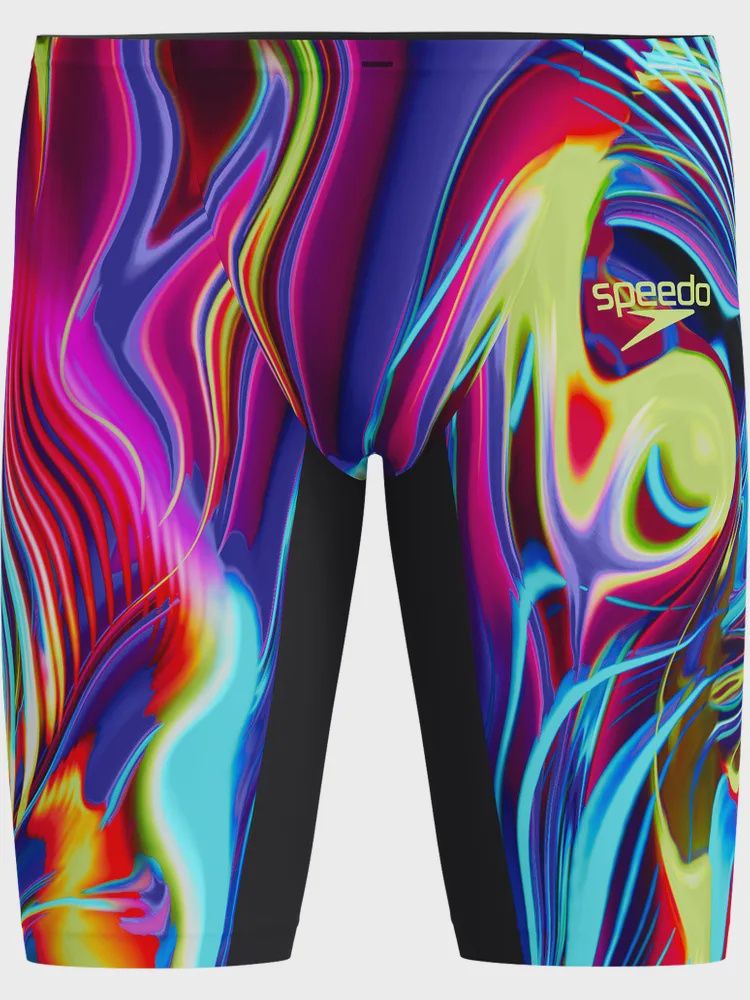 Speedo CAN Fastskin LZR Pure Valor 2.0 Jammers, Colour: Black/Molten Blur, Size: 23
