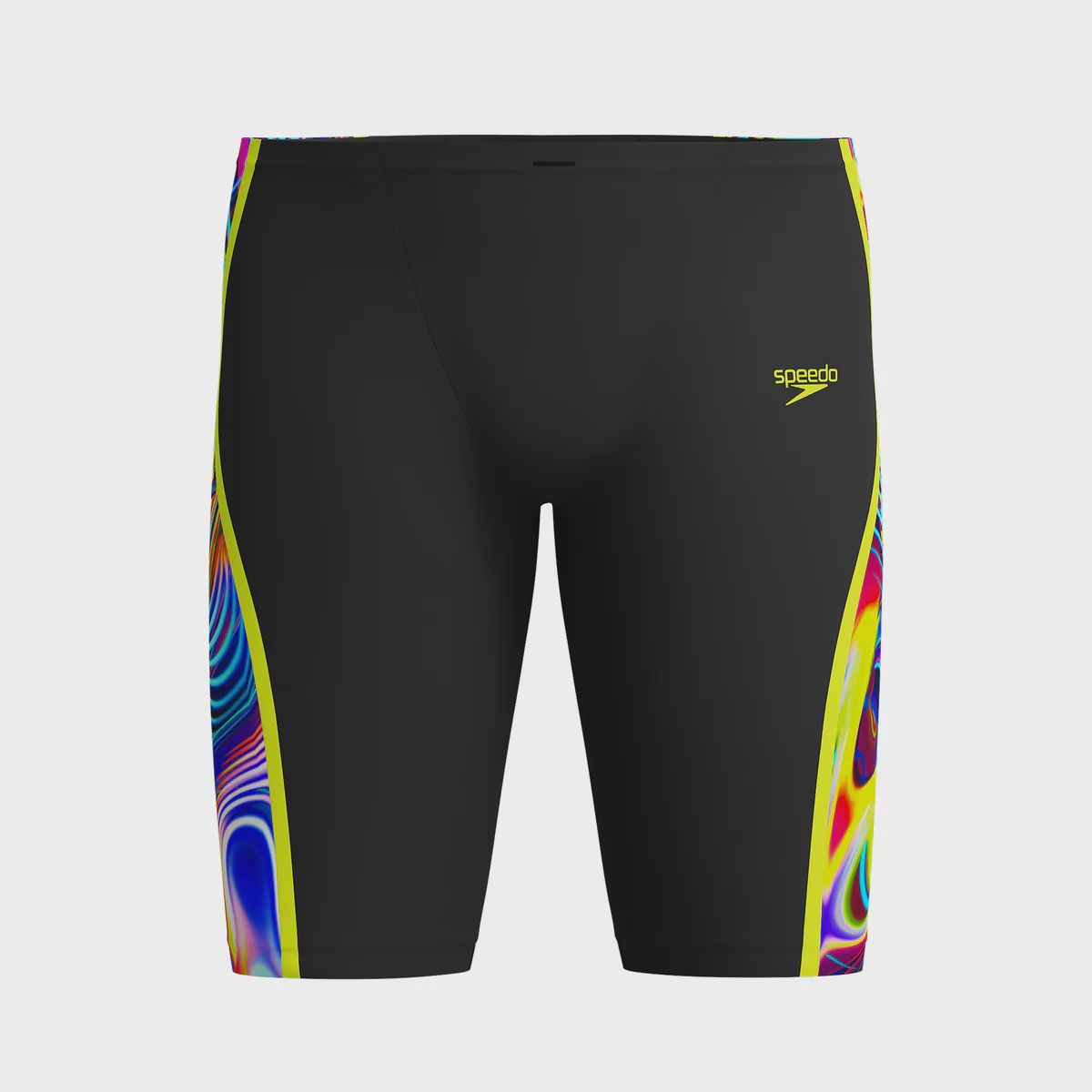 Speedo CAN LZR Intent 2.0 Jammer, Colour: Black/Molten Blur/Yellow, Size: 25