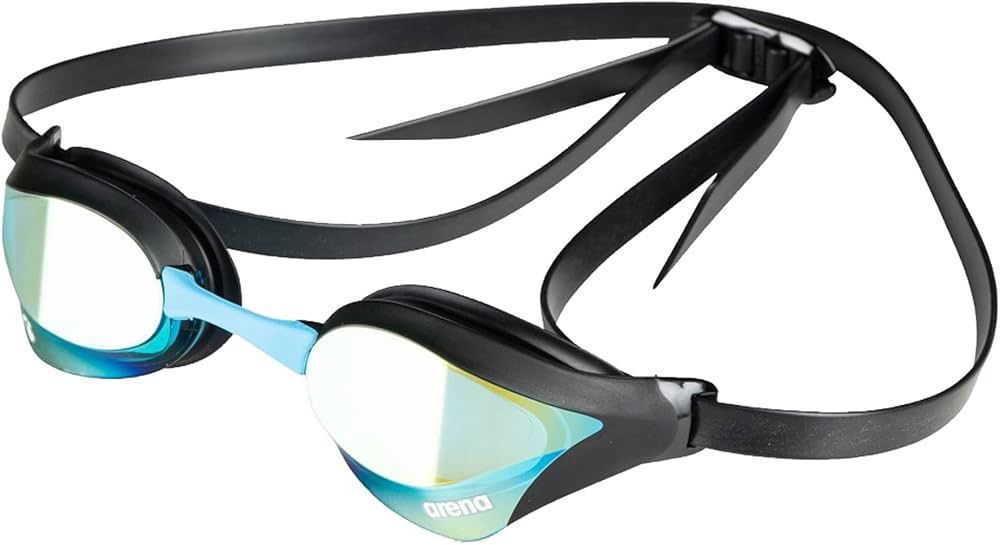 Arena Cobra Core Swipe Mirror, Colour: 130 Emerald-Peacock