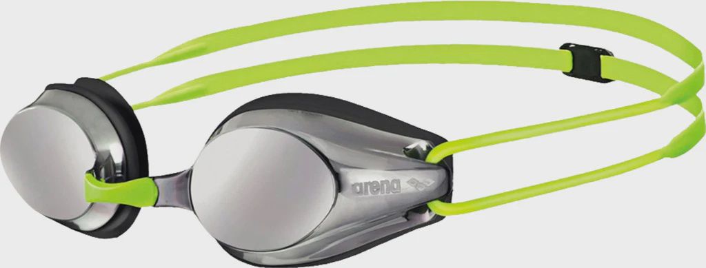 Arena Tracks Junior Mirror, Colour: 53 Silver/Black/Fluoyellow