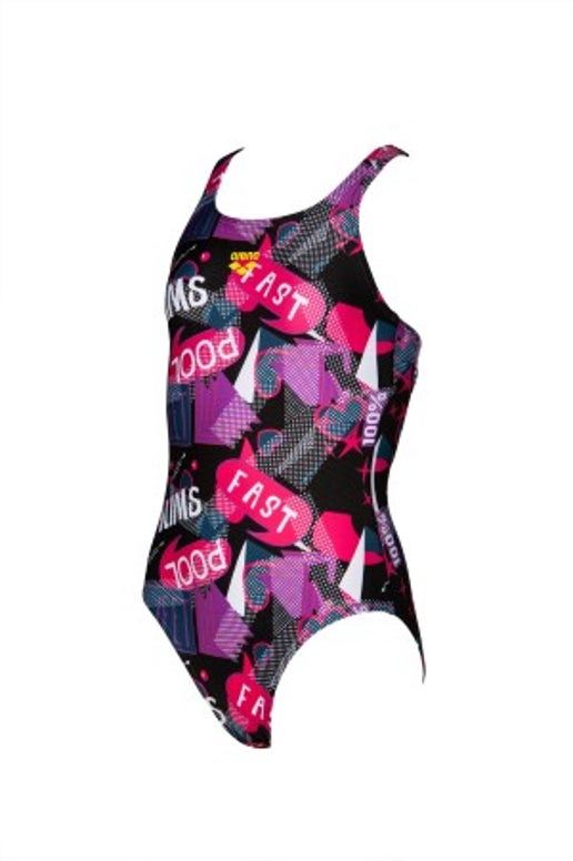 Arena G Dancing Jr, Colour: 500 Black-Multi, Size: 26Jr