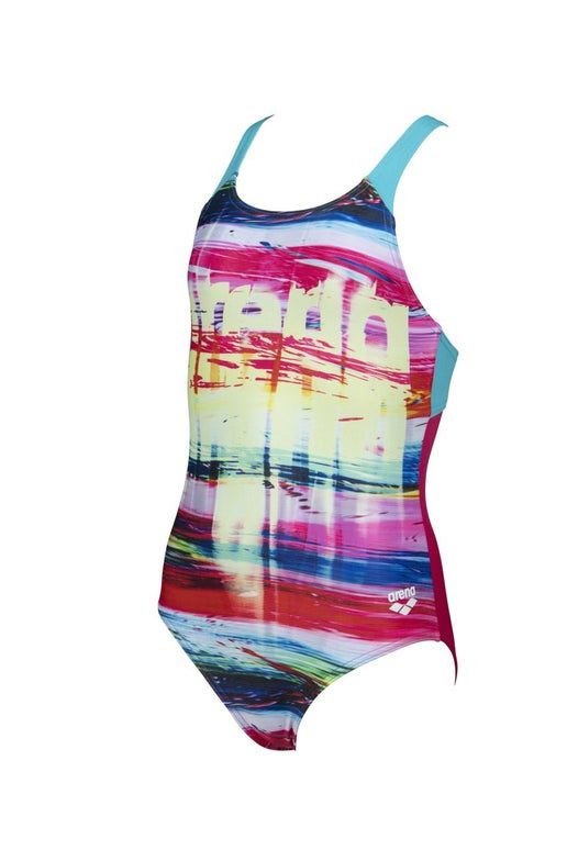 G Rainbow Colors Jr Swim Pro Back, Colour: 980 Freak Rose-Martinica, Size: 30Jr