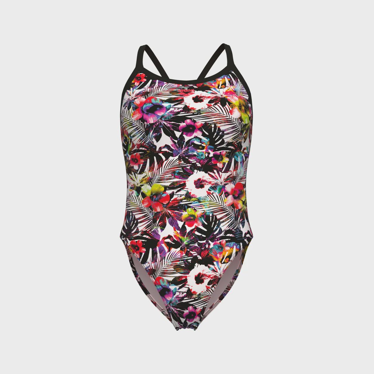 Arena W Belize Swimsuit X Criss Cross, Colour: 545 Black Multi-Black, Size: 32